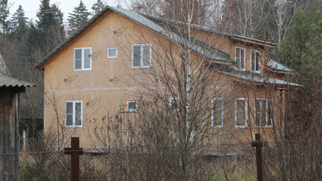 Строимсип, дом из сип панелей, Москва.