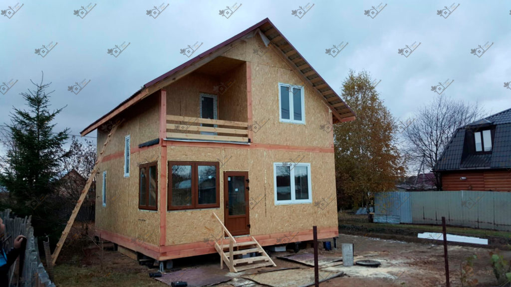Строимсип, дом из сип панелей, Московская область,