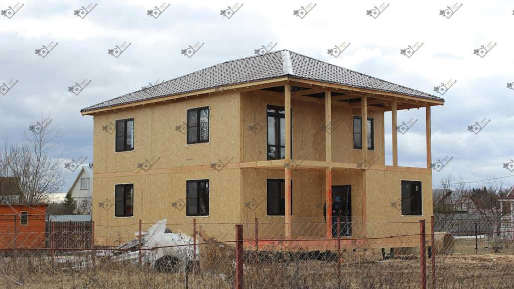 Строимсип, дом из сип панелей, Московская область,