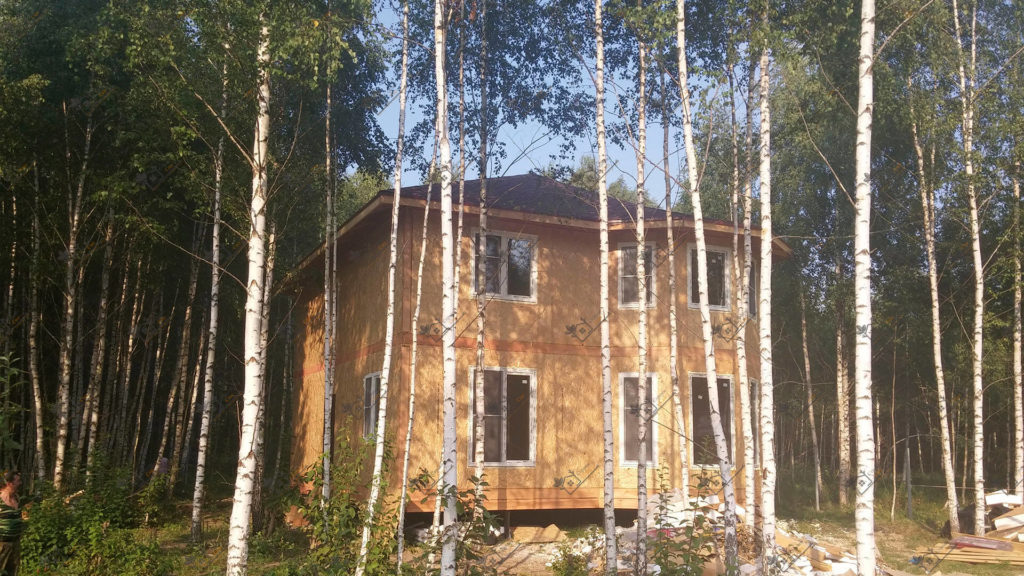 Строимсип, дом из сип панелей, Московская область,