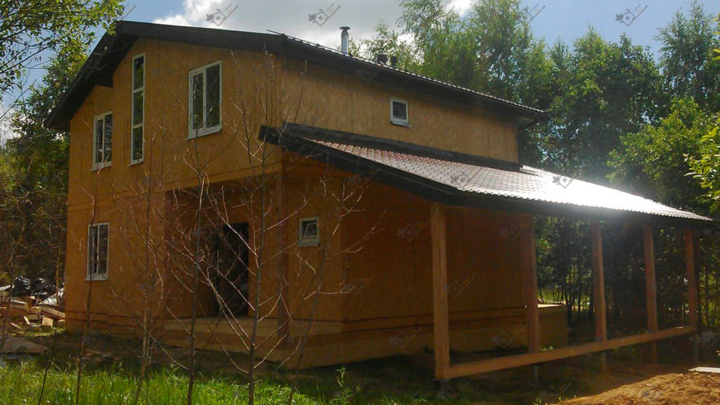 Строимсип, дом из сип панелей, Московская область,