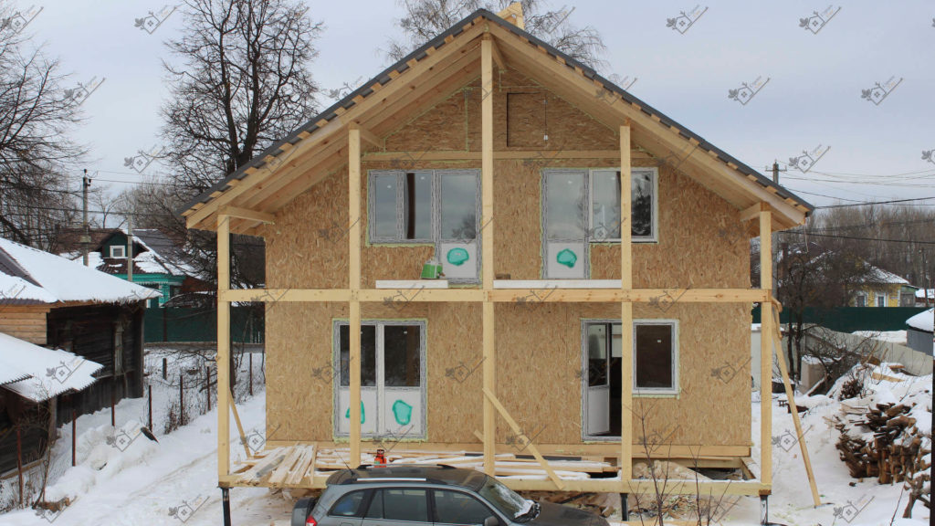 Строимсип, дом из сип панелей, Московская область,