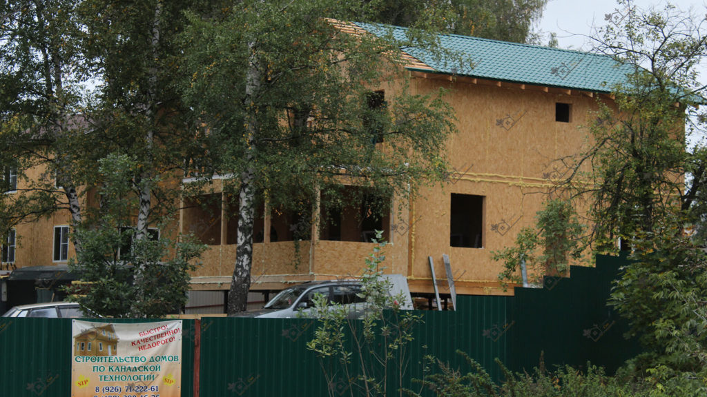 Строимсип, дом из сип панелей, Московская область,