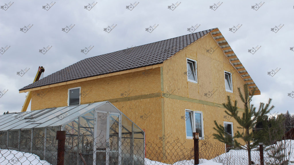 Строимсип, дом из сип панелей, Московская область, Видное.