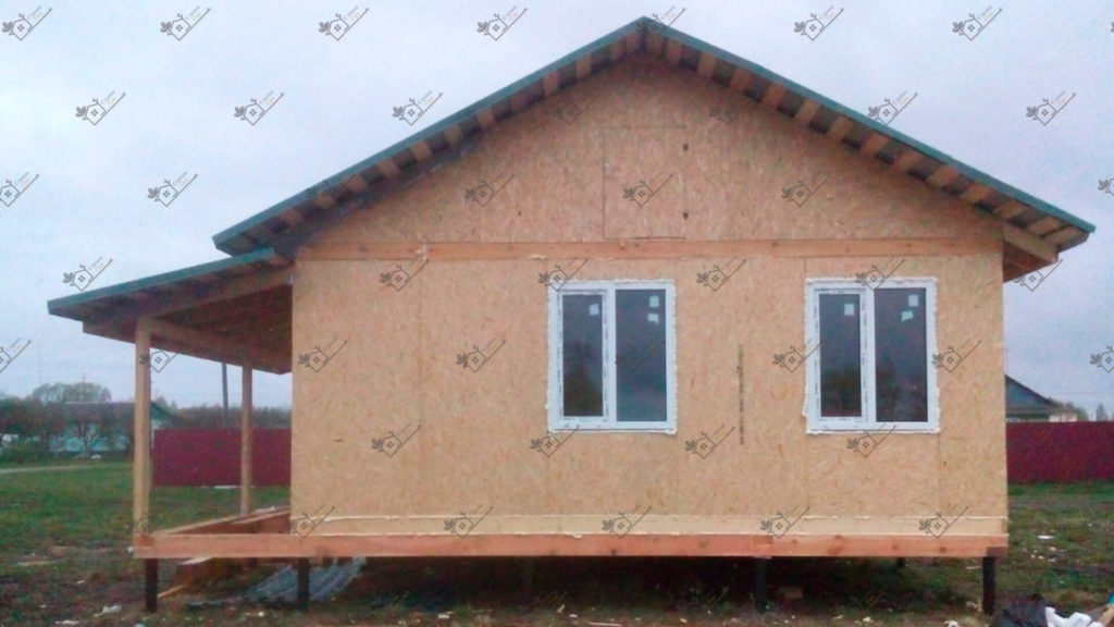 Строимсип, дом из сип панелей, Калужская область,