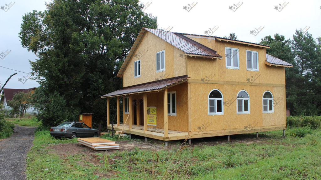 Строимсип, дом из сип панелей, Московская область,