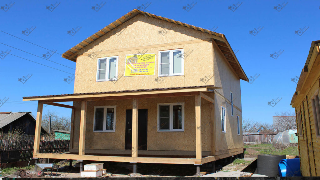 Строимсип, дом из сип панелей, Московская область,