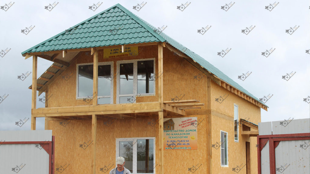 Строимсип, дом из сип панелей, Москва.