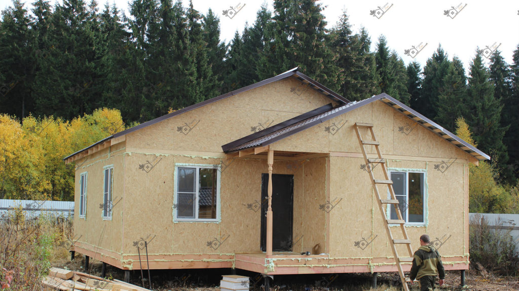 Строимсип, дом из сип панелей, Московская область,