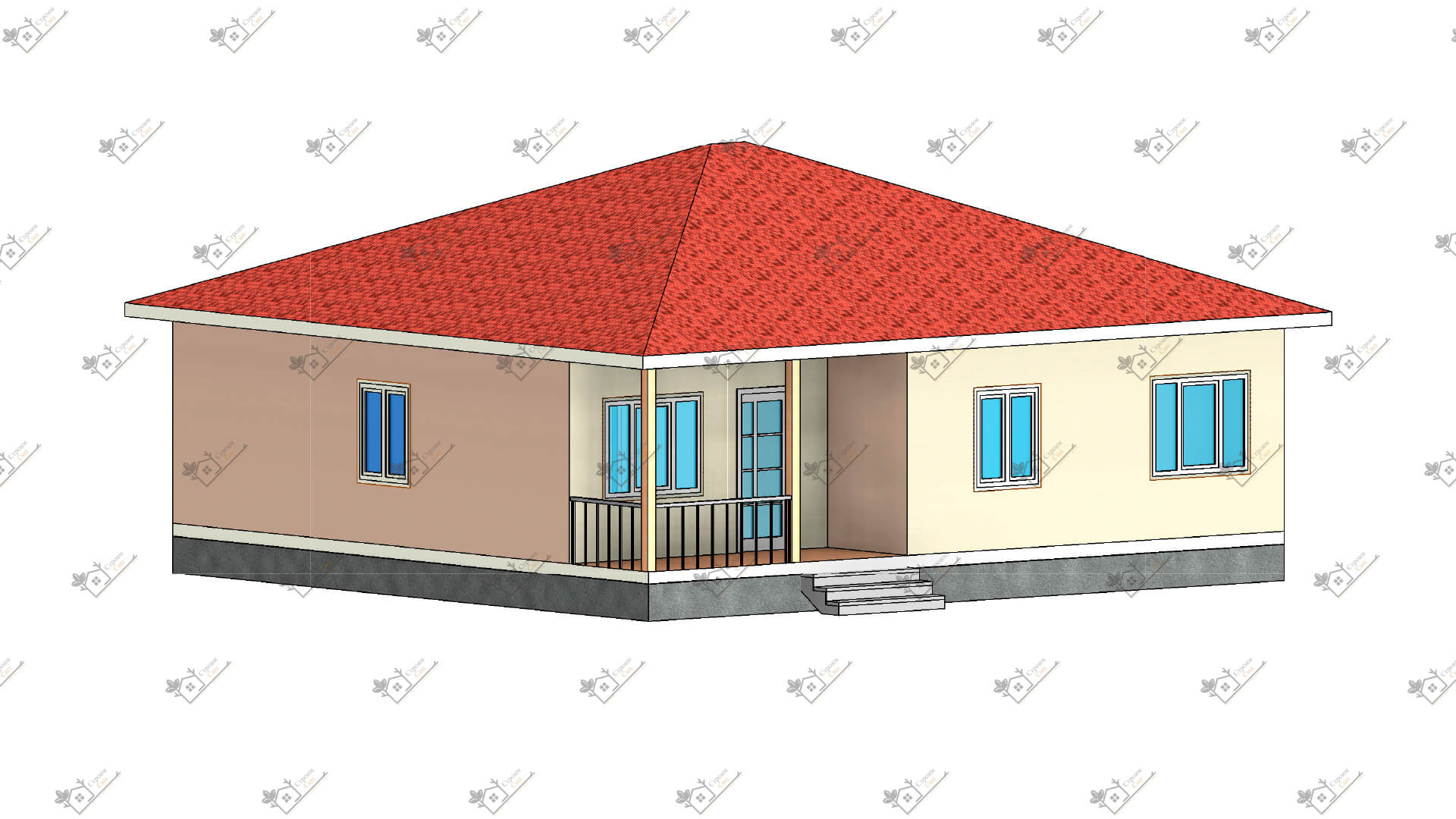 Строимсип.рф, дом из сип, сип панель, проект Коламбия, Проекты из сип