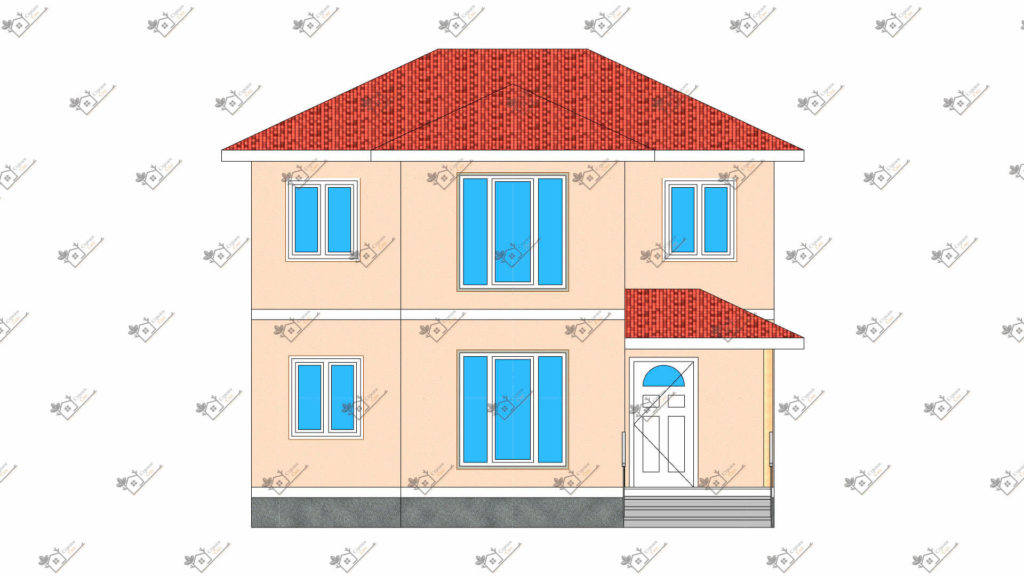 Строимсип, дом из сип панелей, Проект дома из сип панелей до 150м2