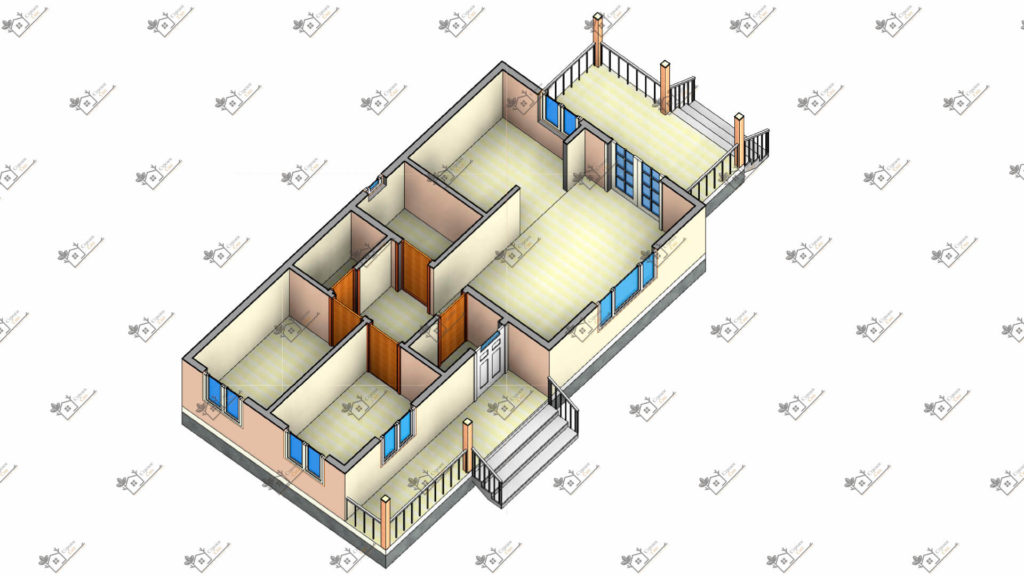 Строимсип, дом из сип панелей, Проект дома из сип панелей до 100м2