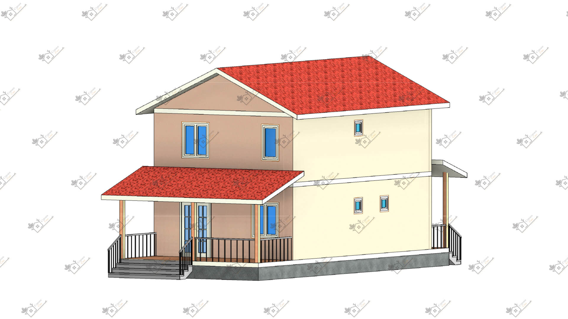 Строимсип.рф, дом из сип, сип панель, проект Бисмарк, Проекты из сип