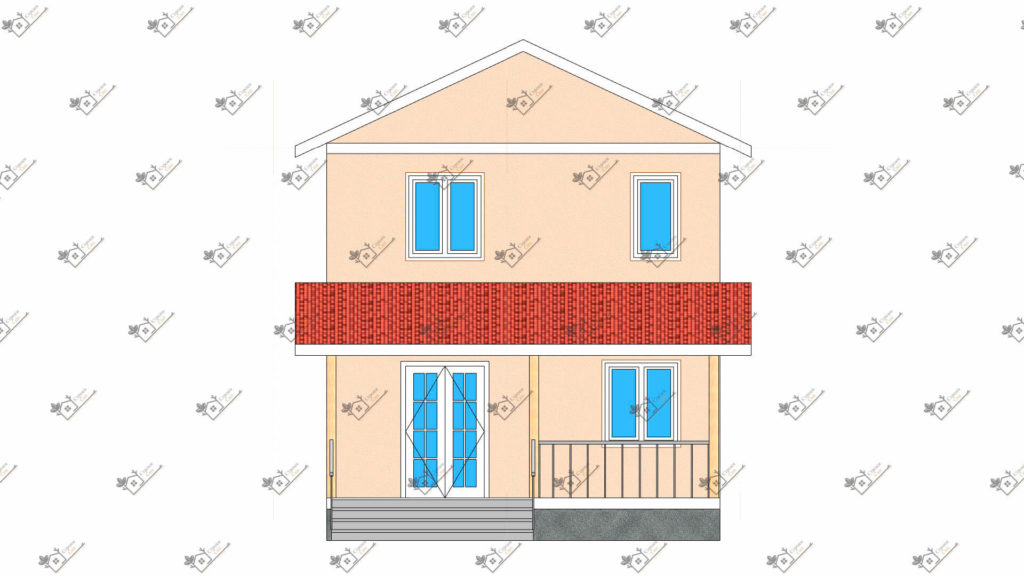 Строимсип, дом из сип панелей, Проект дома из сип панелей до 150м2