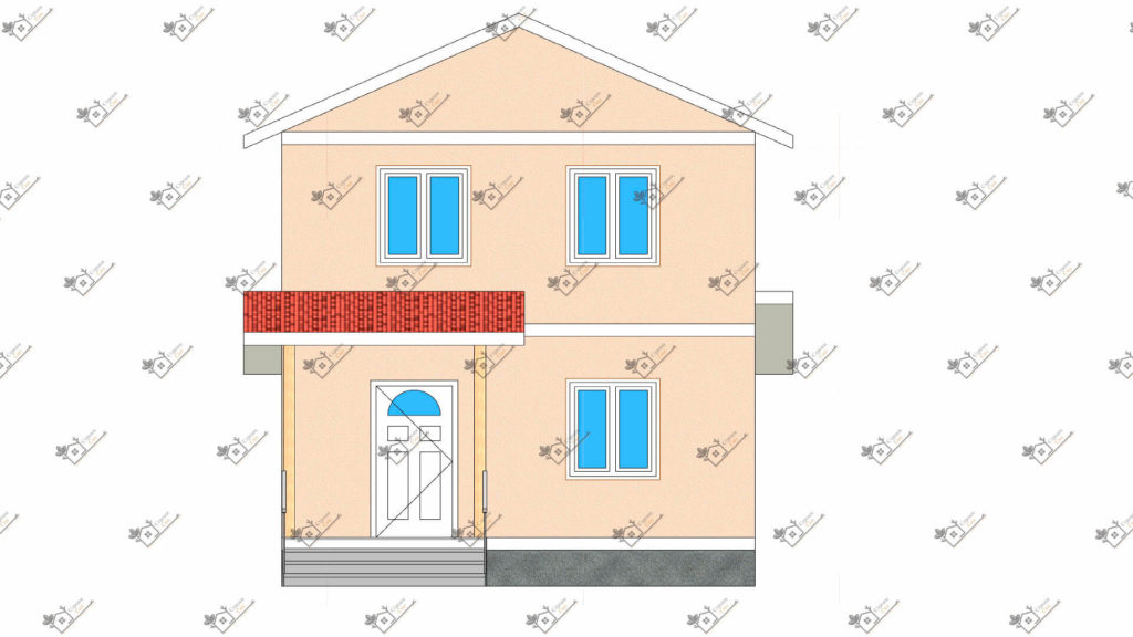 Строимсип, дом из сип панелей, Проект дома из сип панелей до 150м2