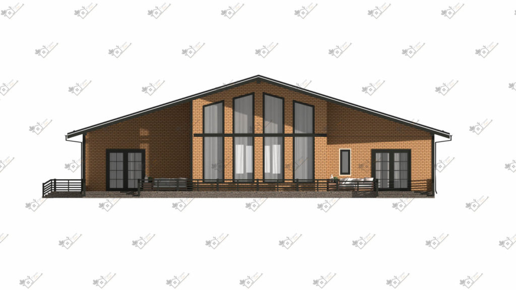 Строимсип, дом из сип панелей, Проект дома из сип панелей более 200м2