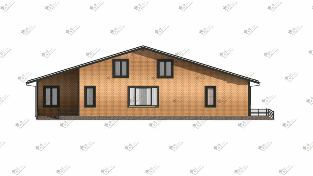 Строимсип, дом из сип панелей, Проект дома из сип панелей более 200м2