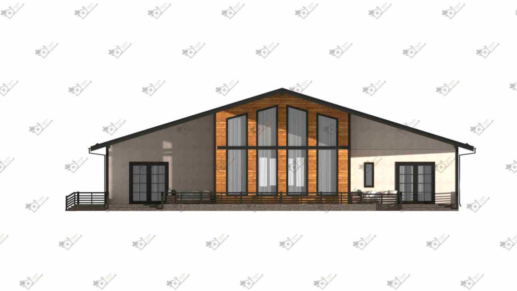 Строимсип, дом из сип панелей, Проект дома из сип панелей более 200м2