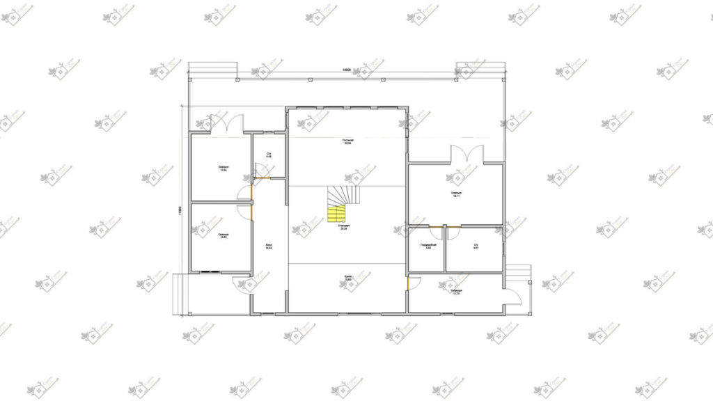 Строимсип, дом из сип панелей, Проект дома из сип панелей более 200м2