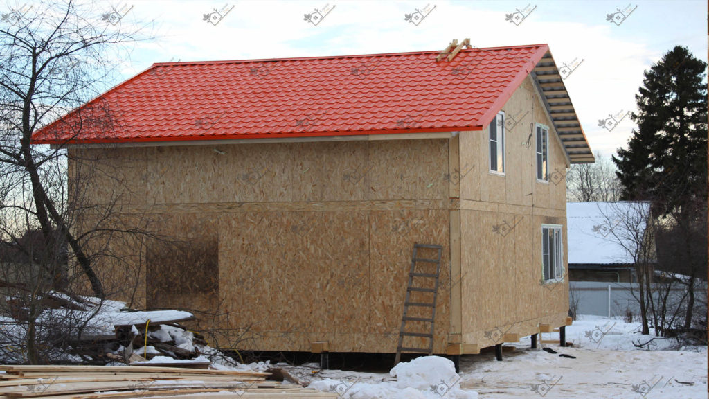 Строимсип, дом из сип панелей, Московская область,