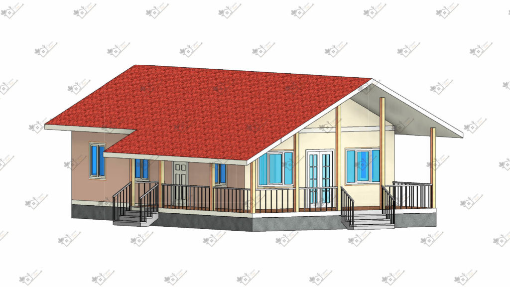 Строимсип, дом из сип панелей, Проект дома из сип панелей до 100м2