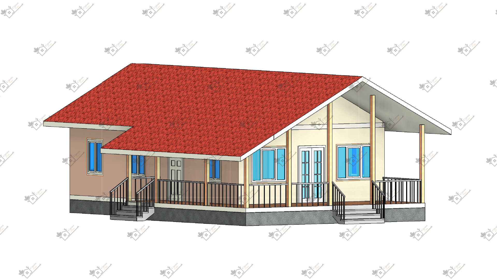 Строимсип.рф, дом из сип, сип панель, проект Коламбия, Проекты из сип