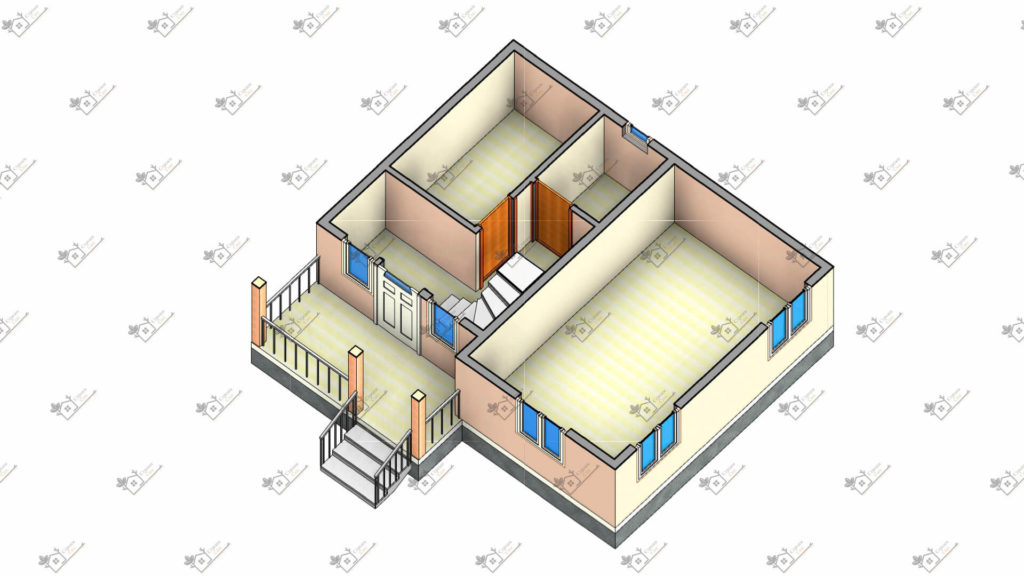 Строимсип, дом из сип панелей, Проект дома из сип панелей до 100м2