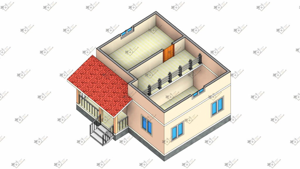 Строимсип, дом из сип панелей, Проект дома из сип панелей до 100м2