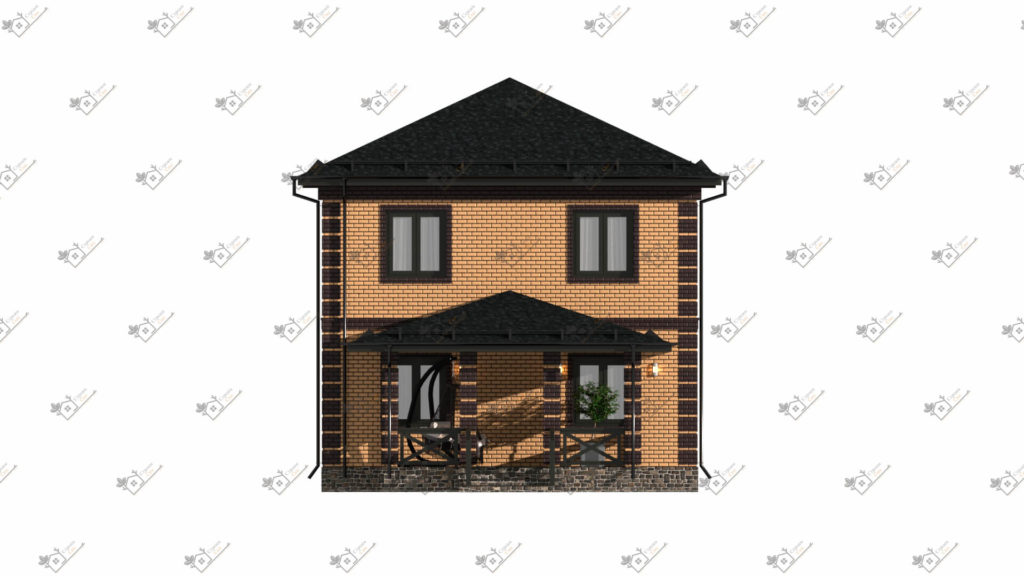 Строимсип, дом из сип панелей, Проект дома из сип панелей до 150м2