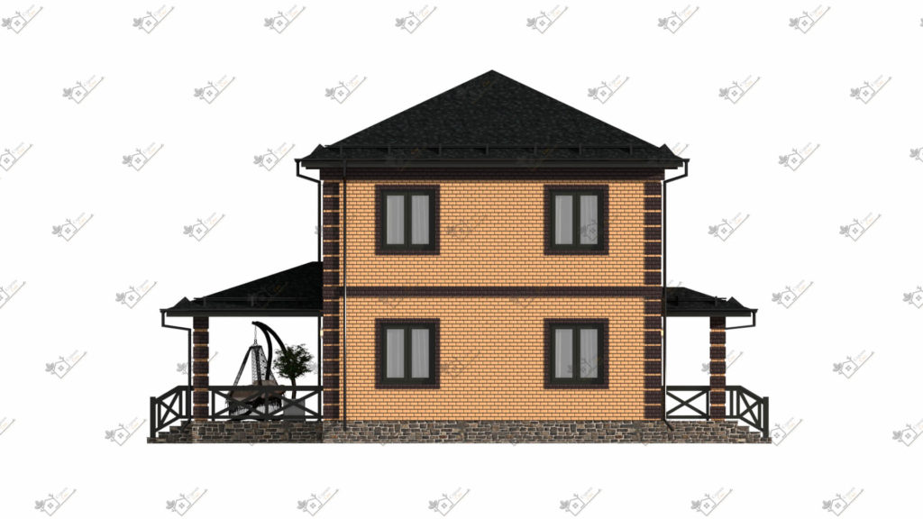 Строимсип, дом из сип панелей, Проект дома из сип панелей до 150м2