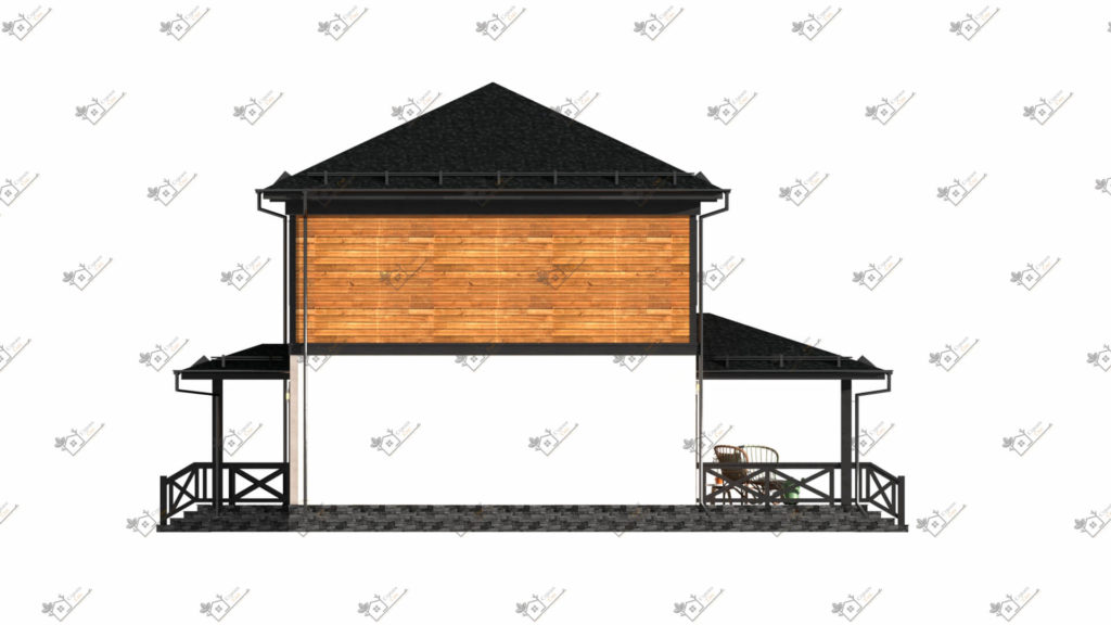 Строимсип, дом из сип панелей, Проект дома из сип панелей до 150м2