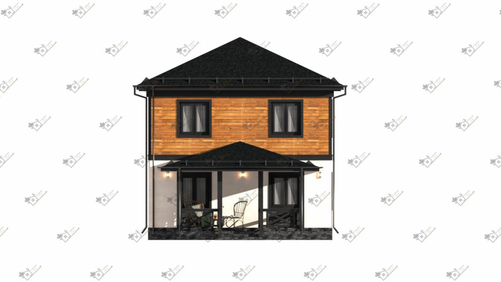 Строимсип, дом из сип панелей, Проект дома из сип панелей до 150м2