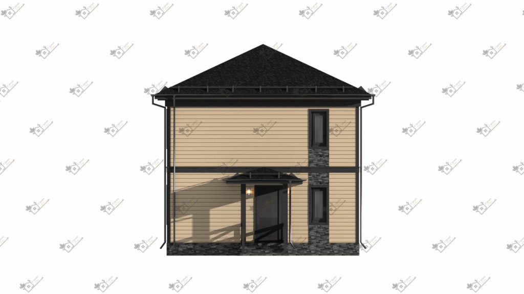 Строимсип, дом из сип панелей, Проект дома из сип панелей до 150м2