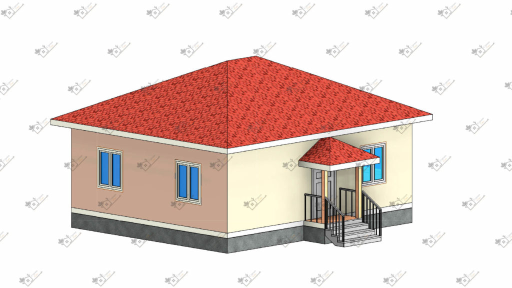 Строимсип, дом из сип панелей, Проект дома из сип панелей до 70м2