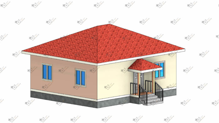Строимсип, дом из сип панелей, Проект дома из сип панелей до 70м2