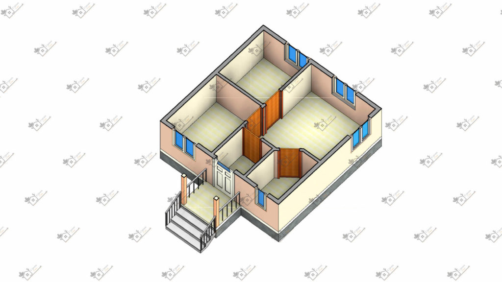 Строимсип, дом из сип панелей, Проект дома из сип панелей до 50м2