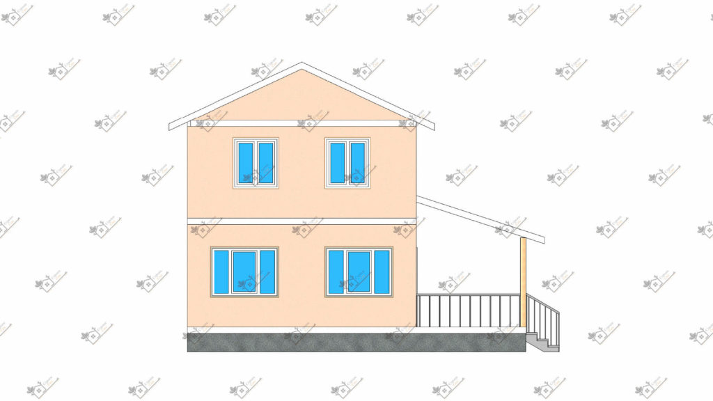 Строимсип, дом из сип панелей, Проект дома из сип панелей до 100м2