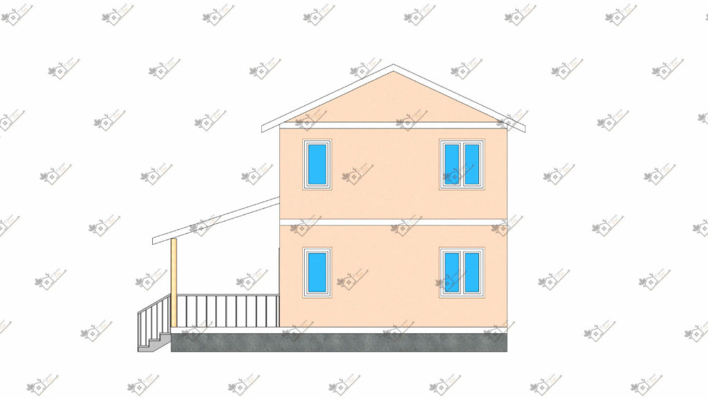 Строимсип, дом из сип панелей, Проект дома из сип панелей до 100м2