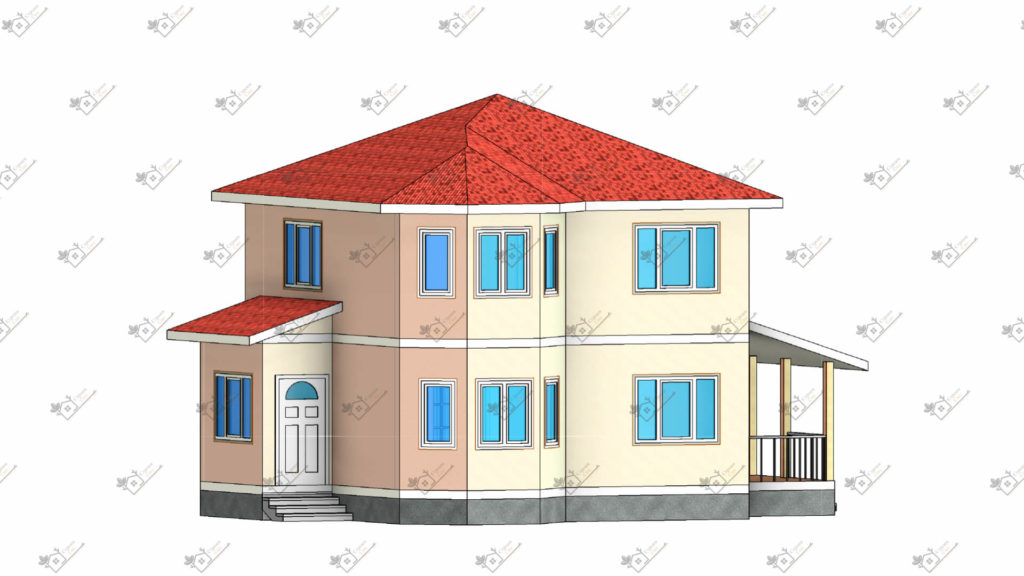 Строимсип, дом из сип панелей, Проект дома из сип панелей до 150м2