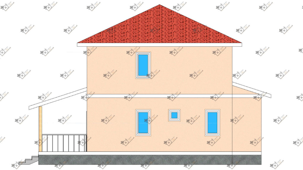 Строимсип, дом из сип панелей, Проект дома из сип панелей до 150м2