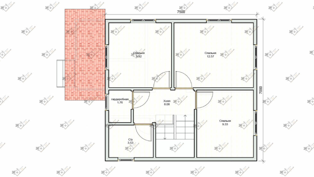 Строимсип, дом из сип панелей, Проект дома из сип панелей до 150м2