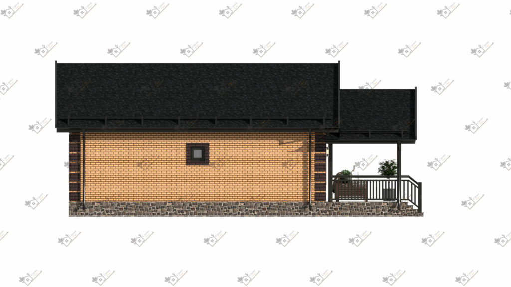 Строимсип, дом из сип панелей, Проект дома из сип панелей до 100м2