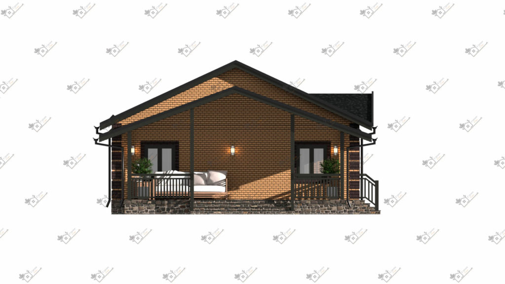 Строимсип, дом из сип панелей, Проект дома из сип панелей до 100м2