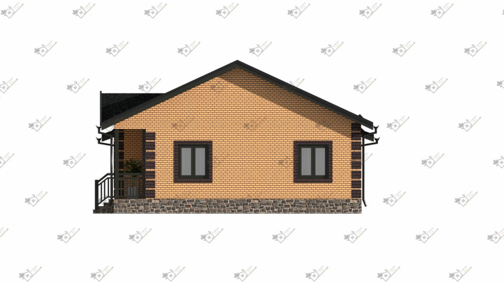 Строимсип, дом из сип панелей, Проект дома из сип панелей до 100м2