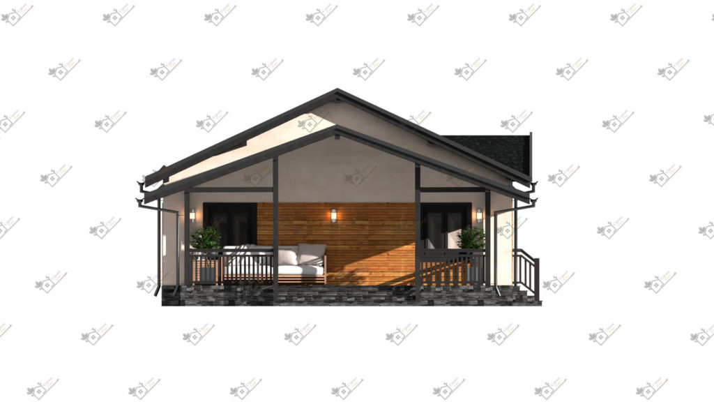 Строимсип, дом из сип панелей, Проект дома из сип панелей до 100м2