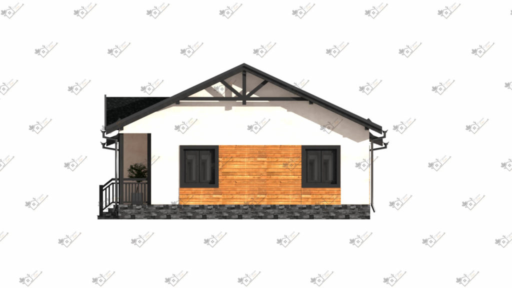 Строимсип, дом из сип панелей, Проект дома из сип панелей до 100м2