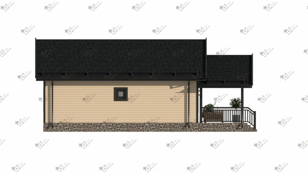 Строимсип, дом из сип панелей, Проект дома из сип панелей до 100м2