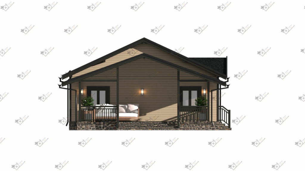 Строимсип, дом из сип панелей, Проект дома из сип панелей до 100м2