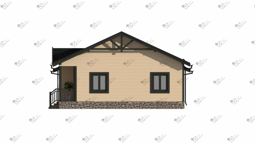 Строимсип, дом из сип панелей, Проект дома из сип панелей до 100м2