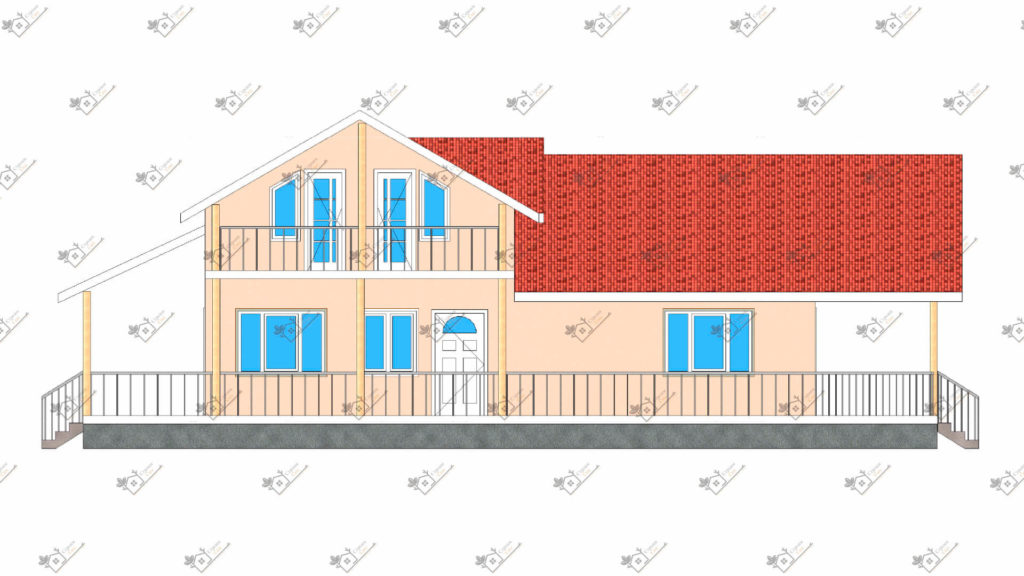 Строимсип, дом из сип панелей, Проект дома из сип панелей до 200м2